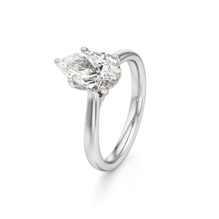 Aeloria Elongated Cushion Cathedral with Diamond Bridge