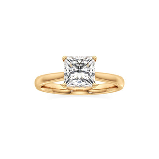 Aeloria Elongated Cushion Cathedral with Diamond Bridge