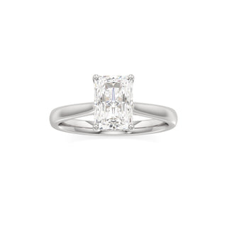 Aeloria Elongated Cushion Cathedral with Diamond Bridge