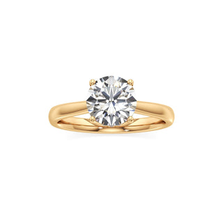 Aeloria Elongated Cushion Cathedral with Diamond Bridge