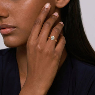 Aeloria Elongated Cushion Cathedral with Diamond Bridge