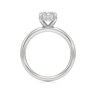 Amara Oval Hidden Halo Solitaire