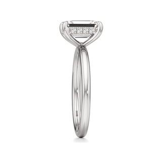 Amara Oval Hidden Halo Solitaire