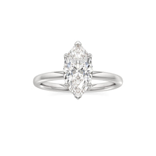 Amara Oval Hidden Halo Solitaire