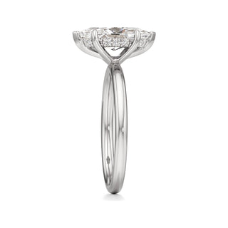 Amara Oval Hidden Halo Solitaire