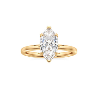 Amara Oval Hidden Halo Solitaire