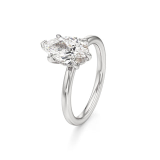 Amara Oval Hidden Halo Solitaire