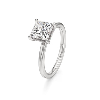 Amara Oval Hidden Halo Solitaire