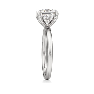 Amara Oval Hidden Halo Solitaire