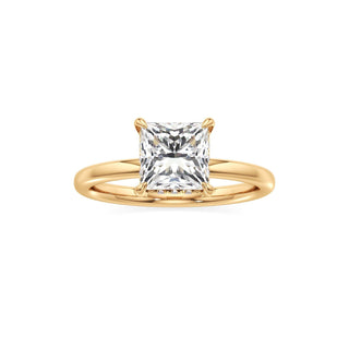 Amara Oval Hidden Halo Solitaire
