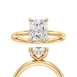 Amara Radiant Hidden Halo Solitaire