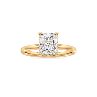 Amara Oval Hidden Halo Solitaire