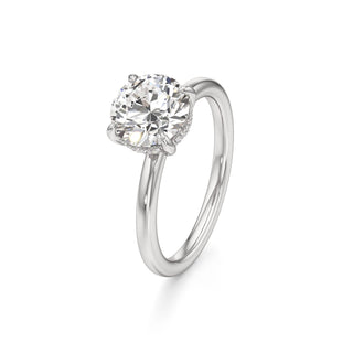 Amara Oval Hidden Halo Solitaire