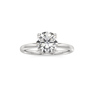 Amara Oval Hidden Halo Solitaire