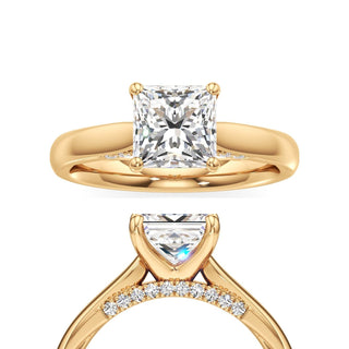 Amaris Princess Cathedral with Hidden Side Diamonds