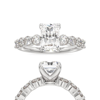 Anika Radiant Graduated Round Side Stones