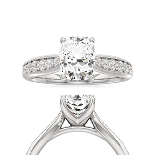 Asteria Elongated Cushion Diamond Band