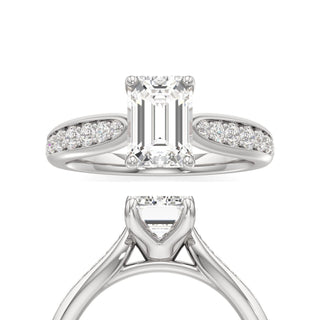 Asteria Elongated Cushion Diamond Band