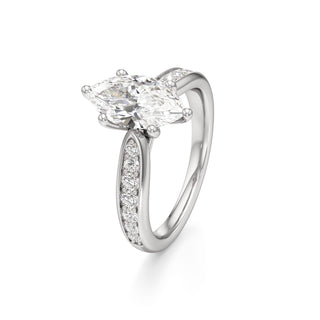 Asteria Radiant Diamond Band