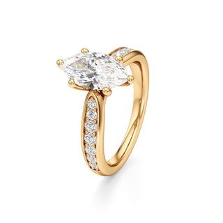 Asteria Radiant Diamond Band