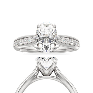 Asteria Elongated Cushion Diamond Band