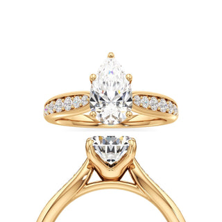 Asteria Elongated Cushion Diamond Band