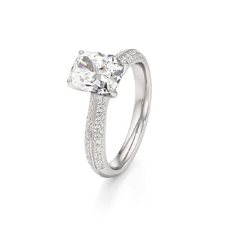 Auren Elongated Cushion Pave Band
