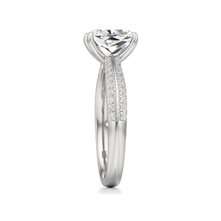 Auren Elongated Cushion Pave Band
