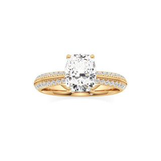 Auren Elongated Cushion Pave Band