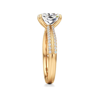 Auren Elongated Cushion Pave Band