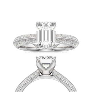 Auren Elongated Cushion Pave Band
