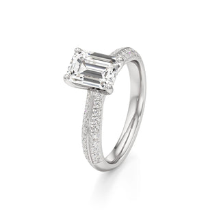 Auren Elongated Cushion Pave Band