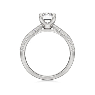 Auren Elongated Cushion Pave Band