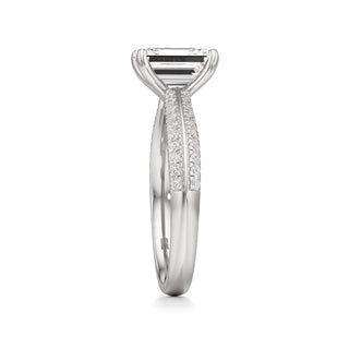Auren Elongated Cushion Pave Band