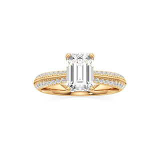 Auren Elongated Cushion Pave Band