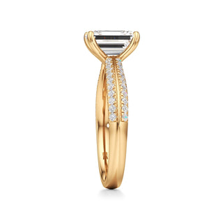 Auren Elongated Cushion Pave Band