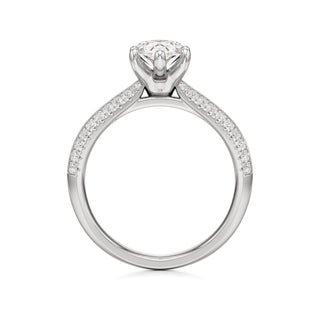 Auren Elongated Cushion Pave Band
