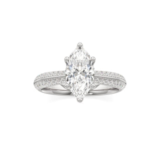 Auren Elongated Cushion Pave Band