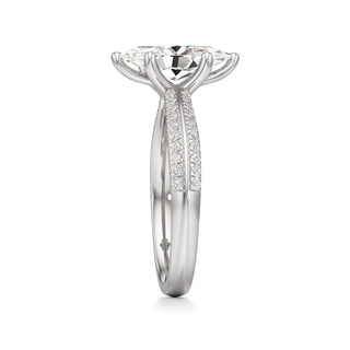 Auren Elongated Cushion Pave Band