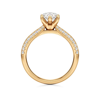 Auren Elongated Cushion Pave Band