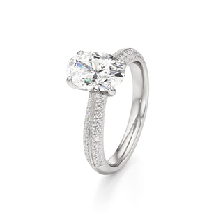 Auren Elongated Cushion Pave Band