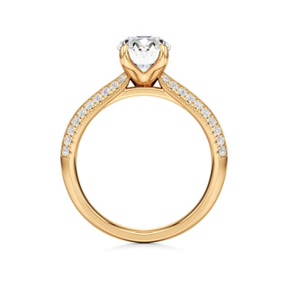 Auren Elongated Cushion Pave Band