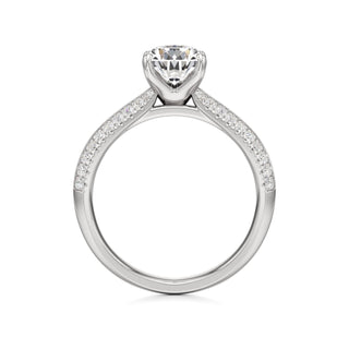 Auren Elongated Cushion Pave Band