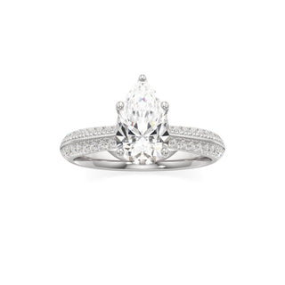 Auren Elongated Cushion Pave Band
