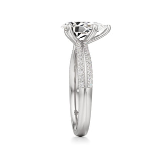 Auren Elongated Cushion Pave Band