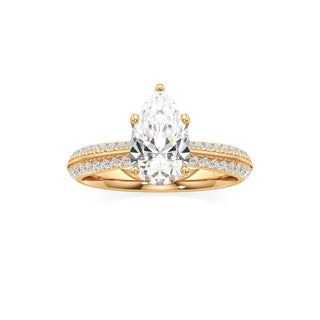 Auren Elongated Cushion Pave Band