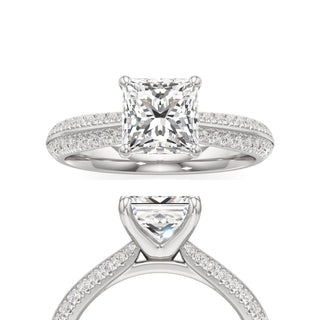 Auren Elongated Cushion Pave Band