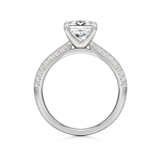 Auren Elongated Cushion Pave Band