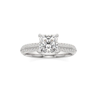 Auren Elongated Cushion Pave Band