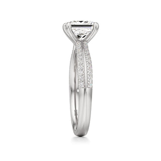 Auren Elongated Cushion Pave Band